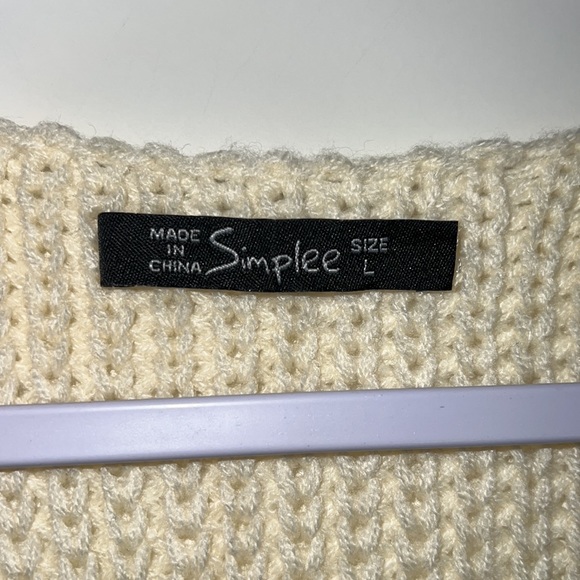 SIMPLEE stripe sweater duster - Picture 7 of 9